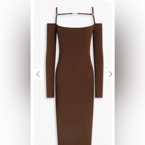 jacquemus dress brown Jacquemus Dress La Robe Arles Brown – Retro Gems Boutique main image 1